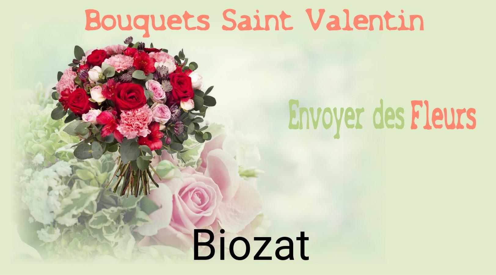 Roses de Saint-Valentin livrées à Biozat